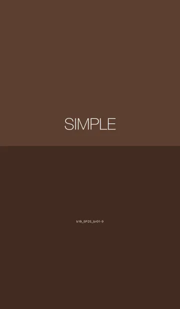 [LINE着せ替え] b19_25_ブラウン1-3の画像1