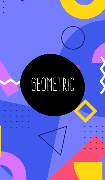 [LINE着せ替え] Geometric Flat 2の画像1