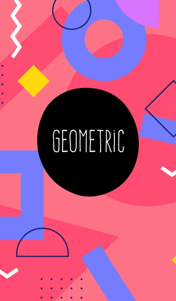 [LINE着せ替え] Geometric Flat 3の画像1