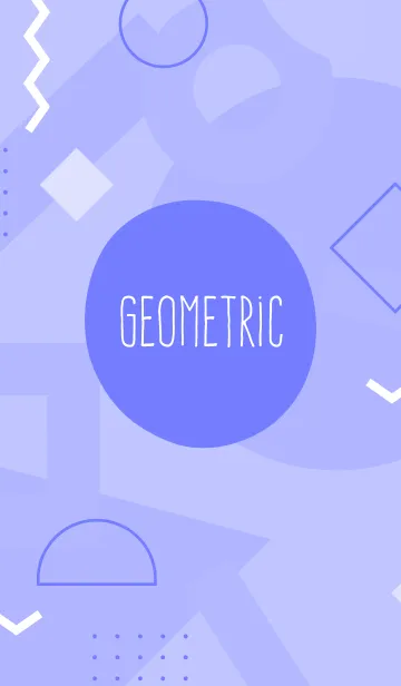 [LINE着せ替え] Geometric Flat 3.4の画像1