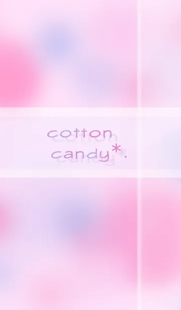 [LINE着せ替え] cotton candy colors.の画像1