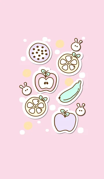 [LINE着せ替え] Fruit sticker 8 :)の画像1