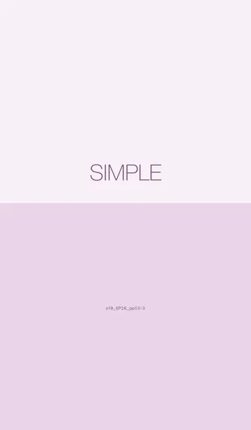 [LINE着せ替え] o19_26_パープル3-6の画像1