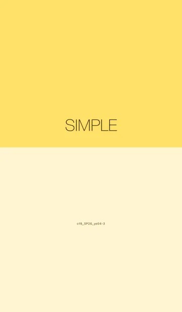 [LINE着せ替え] o19_26_イエロー4-6の画像1