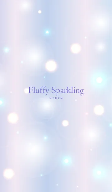 [LINE着せ替え] Fluffy Sparkling-MEKYM 19の画像1