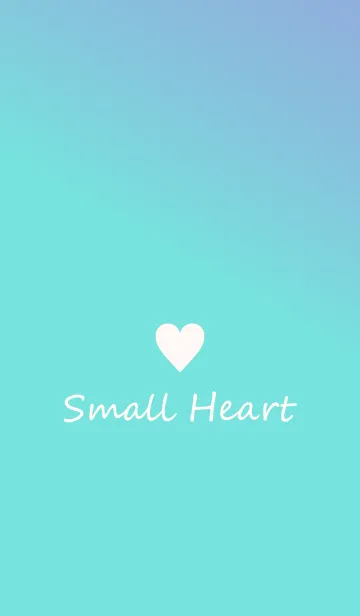 [LINE着せ替え] Small Heart *LightBlue Gradation*の画像1