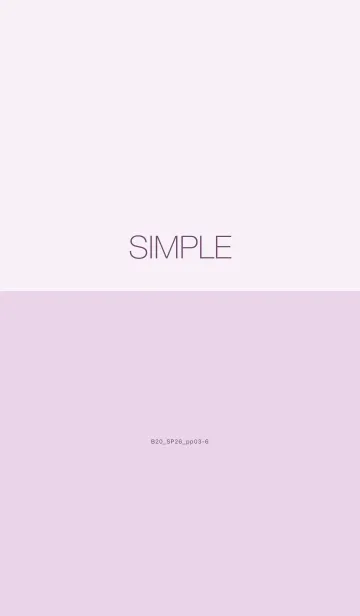 [LINE着せ替え] B20.26_パープル3-6の画像1