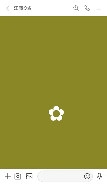 [LINE着せ替え] ザ シンプル ミニ フラワー 48の画像3