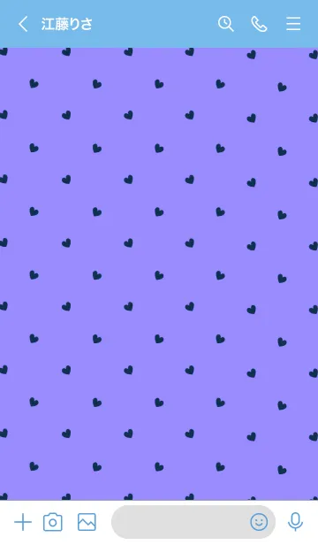 [LINE着せ替え] ミニ ハート 087の画像3