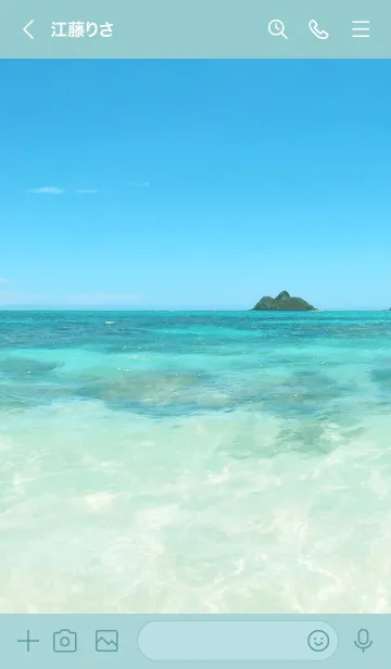 [LINE着せ替え] Hawaiian ocean is so beautiful.MEKYM 44の画像3
