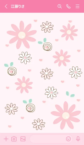 [LINE着せ替え] Fairy tale flowers 20の画像3