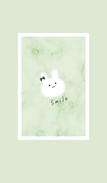 [LINE着せ替え] 大理石と笑顔のうーたん2♥グリーン09_1の画像1