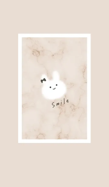 [LINE着せ替え] 大理石と笑顔のうーたん2♥ブラウン08_1の画像1