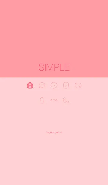 [LINE着せ替え] 221.24_ピンク2-3の画像1