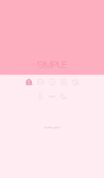 [LINE着せ替え] 221.24_ピンク4-3の画像1