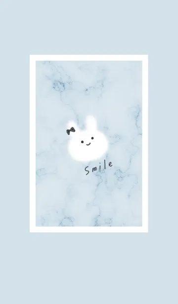 [LINE着せ替え] ～大理石と笑顔のうーたん2♥ブルー03_1～の画像1