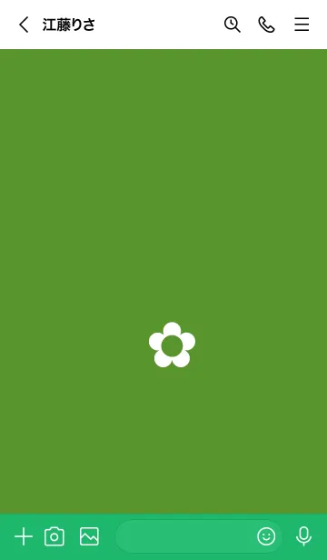 [LINE着せ替え] ザ シンプル ミニ フラワー 49の画像3