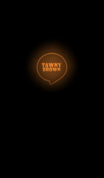 [LINE着せ替え] Tawny Brown Neon Theme Ver.4 (JP)の画像1