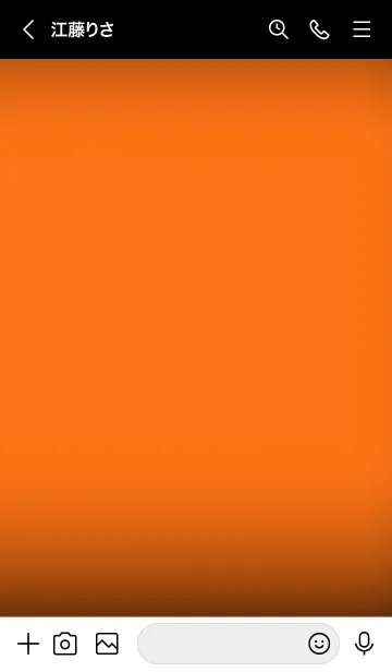 [LINE着せ替え] Pumpkin Orange And Black Vr.7 (JP)の画像3
