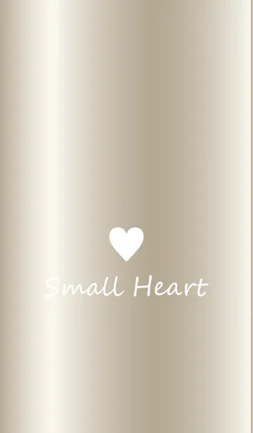 [LINE着せ替え] Small Heart *Champagne Gold 2*の画像1