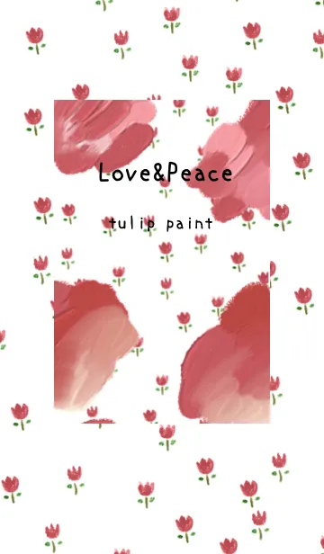 [LINE着せ替え] 油絵アート【tulip paint 48】の画像1