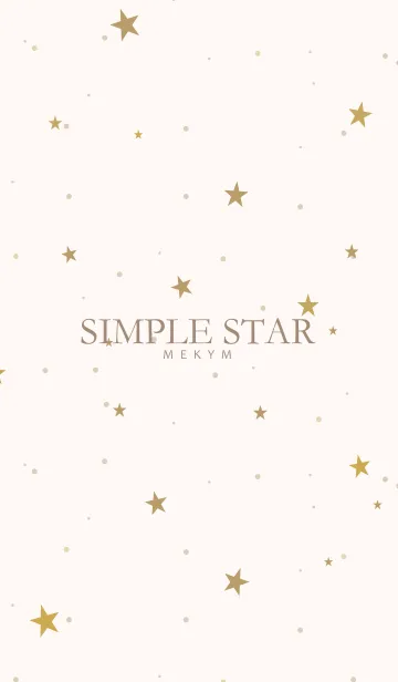 [LINE着せ替え] SIMPLE STAR-NATURAL YELLOW 4の画像1