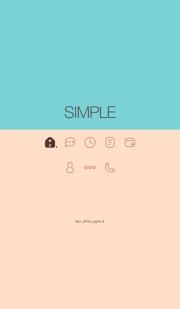 [LINE着せ替え] B21.26_ベージュ4-9の画像1