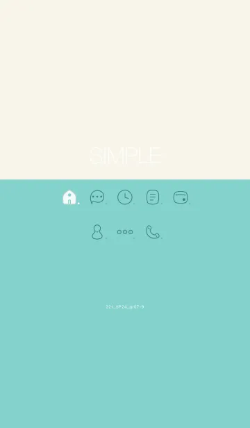 [LINE着せ替え] 221.24_グリーン7-9の画像1