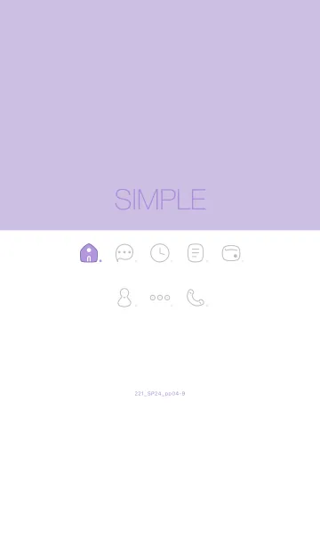 [LINE着せ替え] 221.24_パープル4-9の画像1