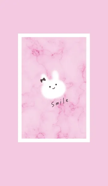 [LINE着せ替え] 大理石と笑顔のうーたん2♥ピンク16_1の画像1