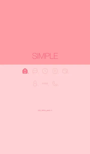 [LINE着せ替え] 222.24_ピンク2-3の画像1