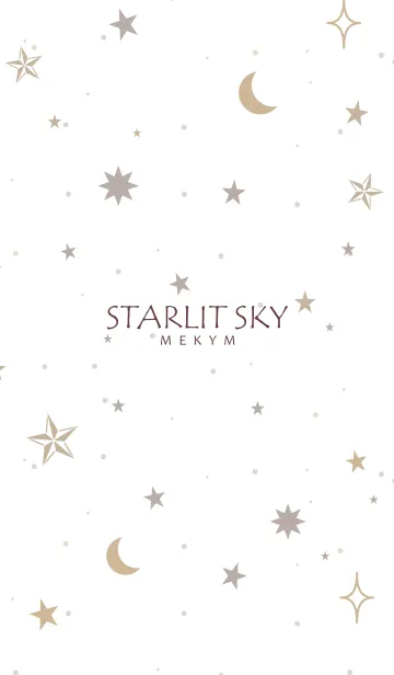 [LINE着せ替え] SIMPLE STARLIT SKY-MEKYM 31の画像1