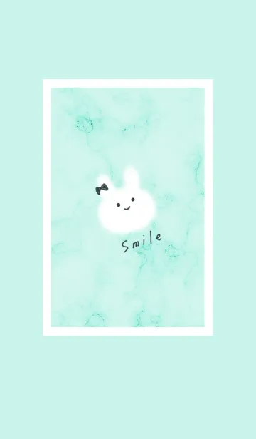 [LINE着せ替え] 大理石と笑顔のうーたん2♥グリーン11_1の画像1