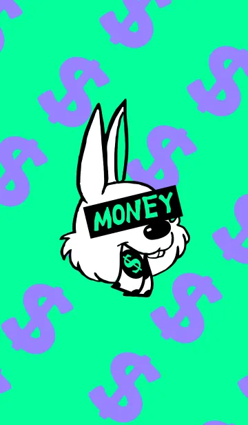 [LINE着せ替え] マネー ラビット 004の画像1