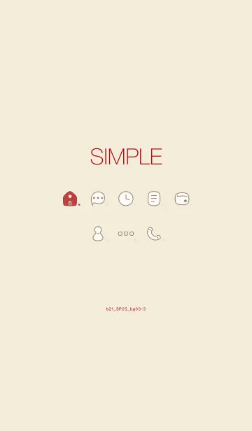 [LINE着せ替え] b21_25_ベージュ3-9の画像1