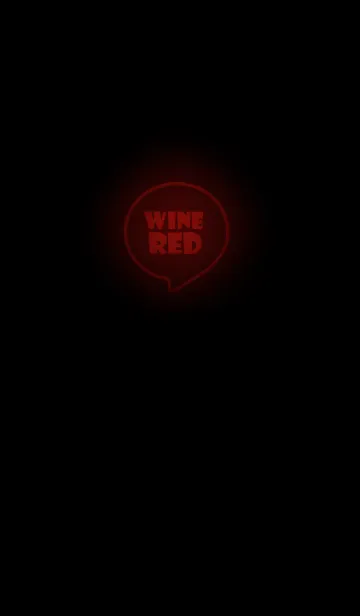 [LINE着せ替え] Wine Red Neon Theme Ver.4 (JP)の画像1