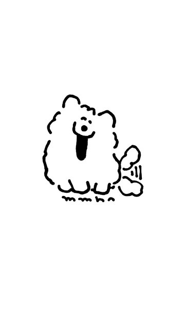 [LINE着せ替え] DOUHUA THE SAMOYEDの画像1
