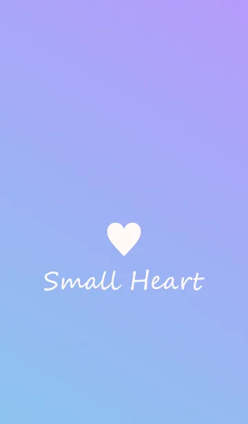 [LINE着せ替え] Small Heart *Blue+Purple*の画像1