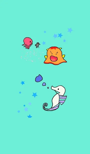 [LINE着せ替え] 深海生物 1の画像1