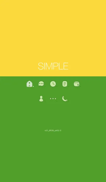 [LINE着せ替え] o21_26_イエロー2-9の画像1