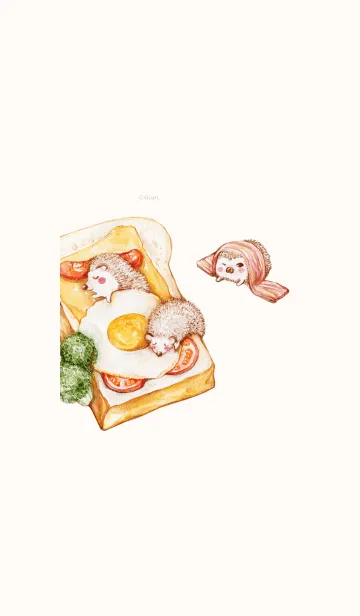 [LINE着せ替え] ハリネズミの日常生活 03の画像1