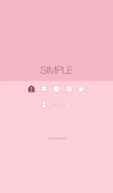 [LINE着せ替え] o22_26_ピンク5-3の画像1