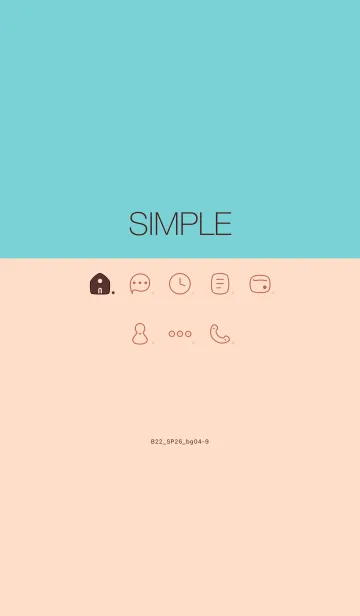 [LINE着せ替え] B22.26_ベージュ4-9の画像1