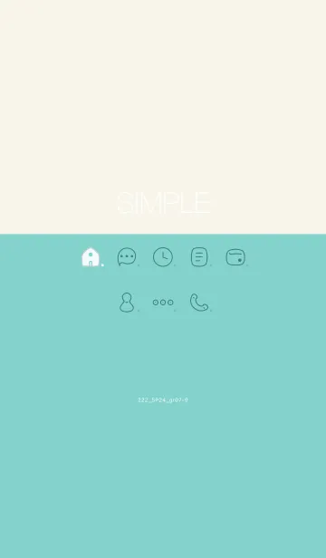 [LINE着せ替え] 222.24_グリーン7-9の画像1