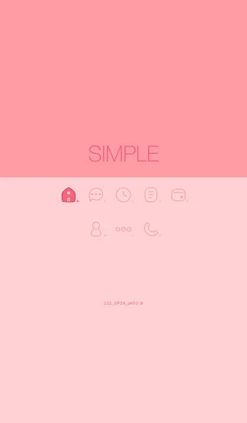 [LINE着せ替え] 222.24_ピンク2-9の画像1