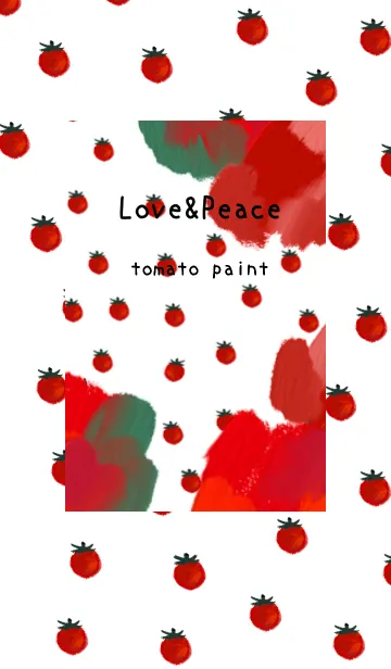 [LINE着せ替え] 油絵アート【tomato paint 52】の画像1