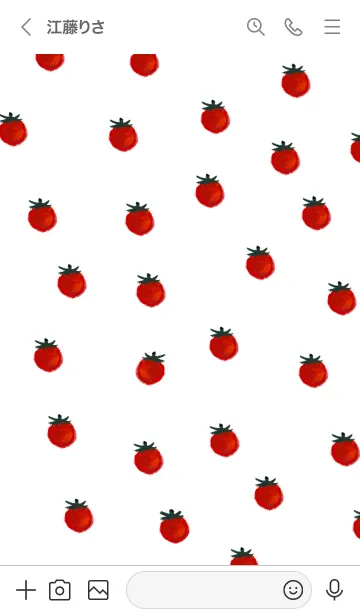 [LINE着せ替え] 油絵アート【tomato paint 52】の画像3