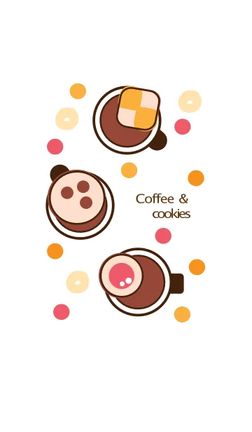 [LINE着せ替え] Coffee & Cookies 9の画像1