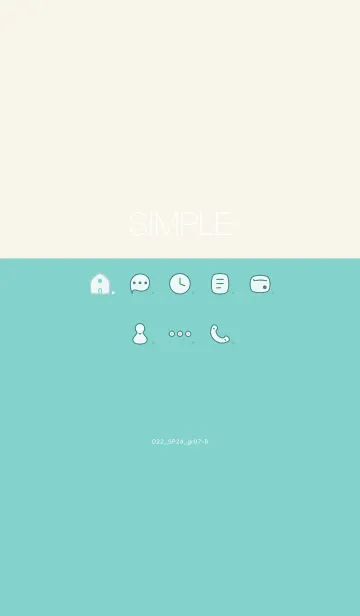 [LINE着せ替え] O22_24_グリーン7-6の画像1