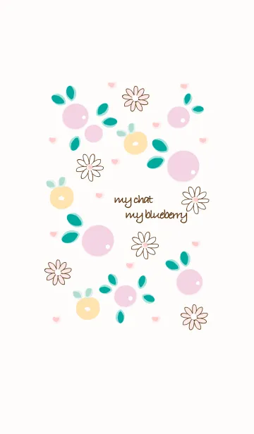 [LINE着せ替え] Lovely blueberry 21 ^^の画像1